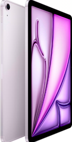 Apple - 11-inch iPad Air M3 chip Built for Apple Intelligence Wi-Fi + Cellular 256GB - Purple (Unlocked)