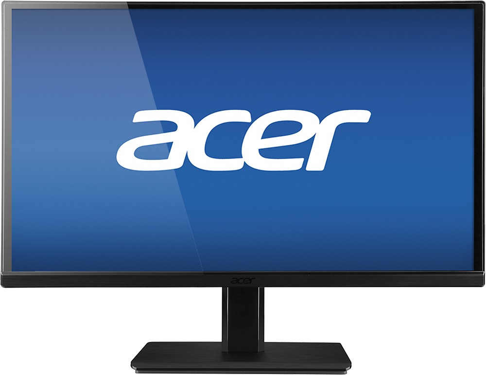 Acer - H6 Series 23" IPS LED HD Monitor - Black